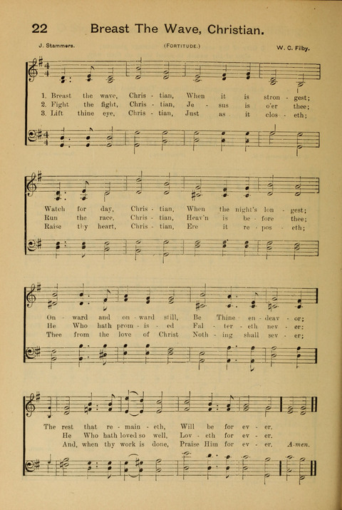 The Mission Hymnal. (Enlarged Edition) page 22