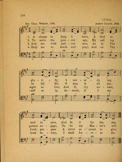 Missionary Hymnal: for the use of junior and juvenile missionary socieites page 116