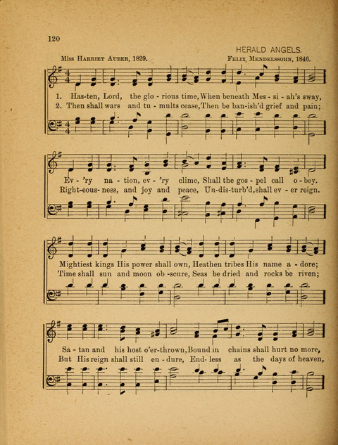 Missionary Hymnal: for the use of junior and juvenile missionary socieites page 120