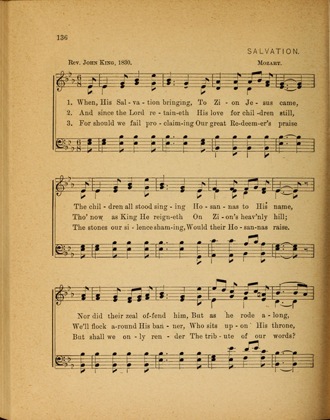 Missionary Hymnal: for the use of junior and juvenile missionary socieites page 136