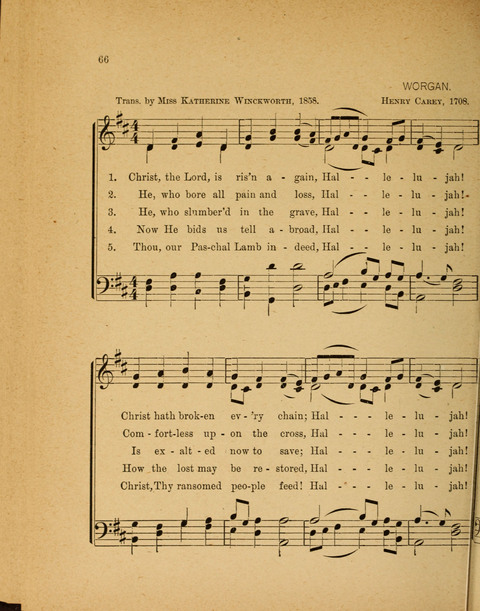 Missionary Hymnal: for the use of junior and juvenile missionary socieites page 66