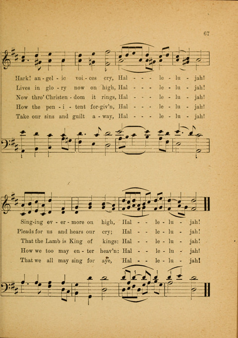 Missionary Hymnal: for the use of junior and juvenile missionary socieites page 67