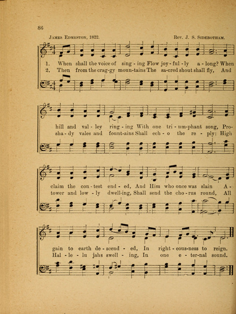 Missionary Hymnal: for the use of junior and juvenile missionary socieites page 86