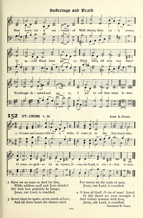 The Methodist Hymnal: Official hymnal of the methodist episcopal church and the methodist episcopal church, south page 111