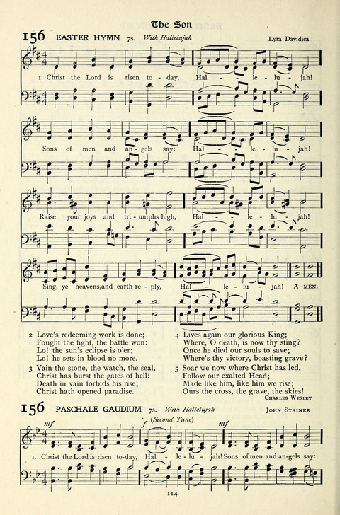 The Methodist Hymnal: Official hymnal of the methodist episcopal church and the methodist episcopal church, south page 114