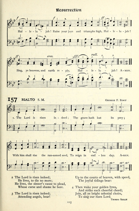 The Methodist Hymnal: Official hymnal of the methodist episcopal church and the methodist episcopal church, south page 115