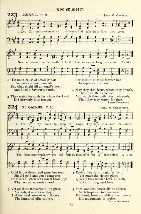 The Methodist Hymnal: Official hymnal of the methodist episcopal church and the methodist episcopal church, south page 163