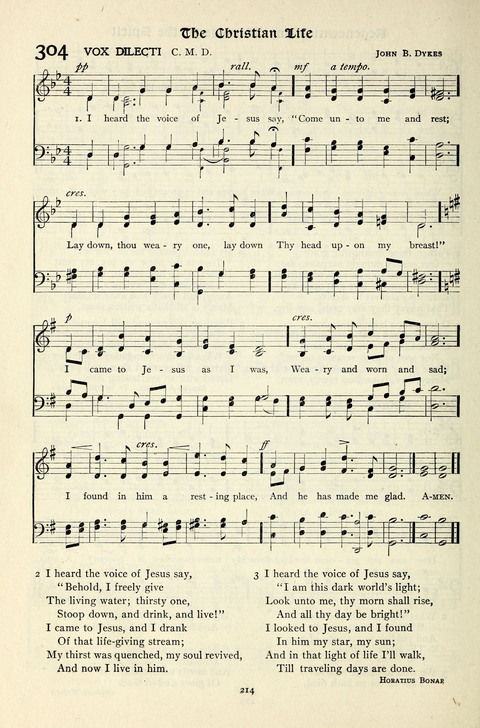 The Methodist Hymnal: Official hymnal of the methodist episcopal church and the methodist episcopal church, south page 214