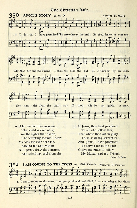 The Methodist Hymnal: Official hymnal of the methodist episcopal church and the methodist episcopal church, south page 248