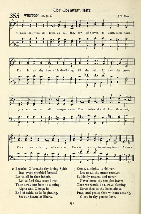 The Methodist Hymnal: Official hymnal of the methodist episcopal church and the methodist episcopal church, south page 252