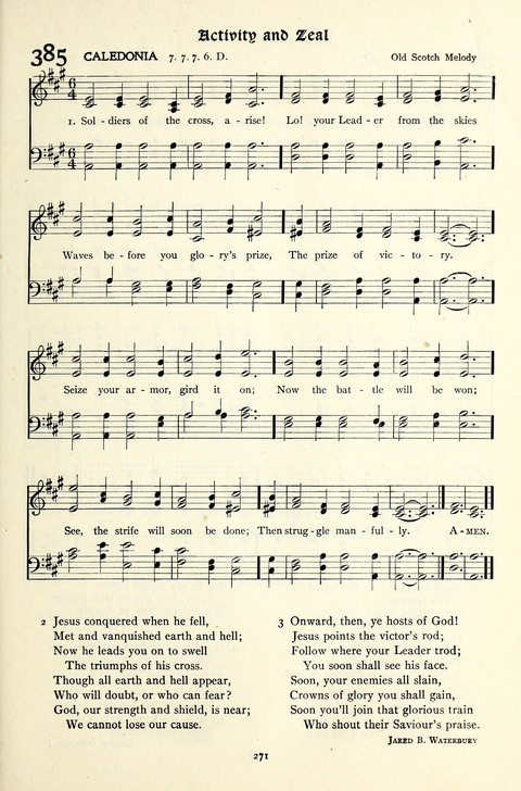 The Methodist Hymnal: Official hymnal of the methodist episcopal church and the methodist episcopal church, south page 271