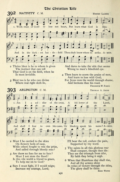 The Methodist Hymnal: Official hymnal of the methodist episcopal church and the methodist episcopal church, south page 276