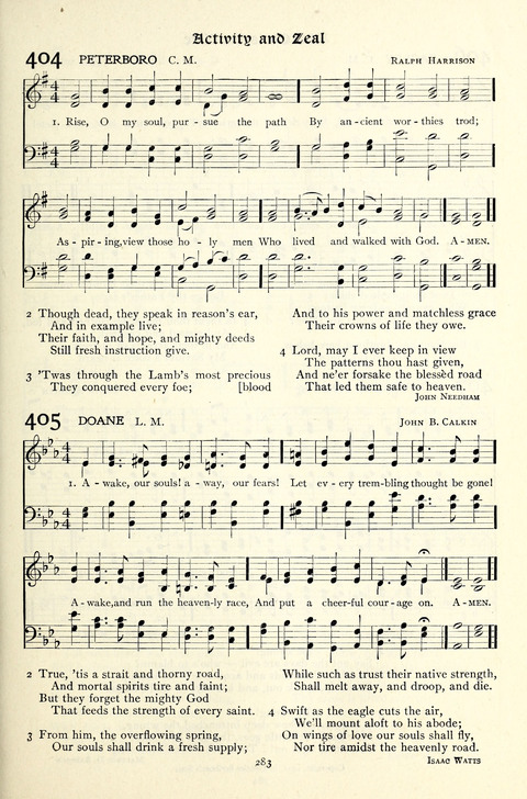 The Methodist Hymnal: Official hymnal of the methodist episcopal church and the methodist episcopal church, south page 283