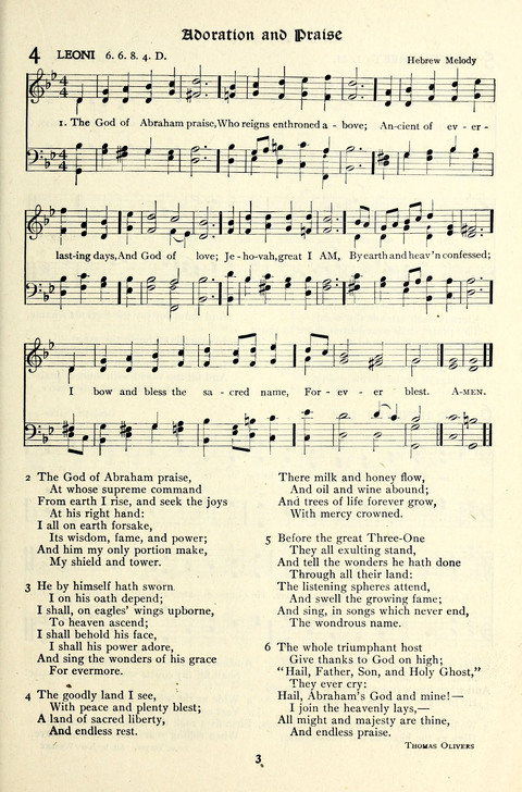 The Methodist Hymnal: Official hymnal of the methodist episcopal church and the methodist episcopal church, south page 3