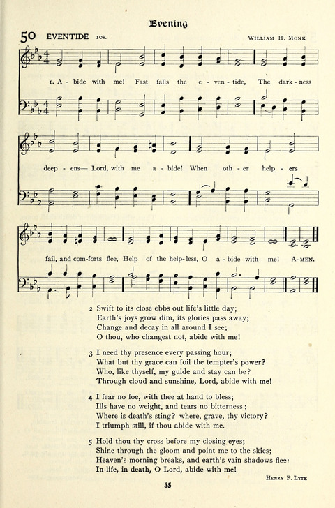 The Methodist Hymnal: Official hymnal of the methodist episcopal church and the methodist episcopal church, south page 35