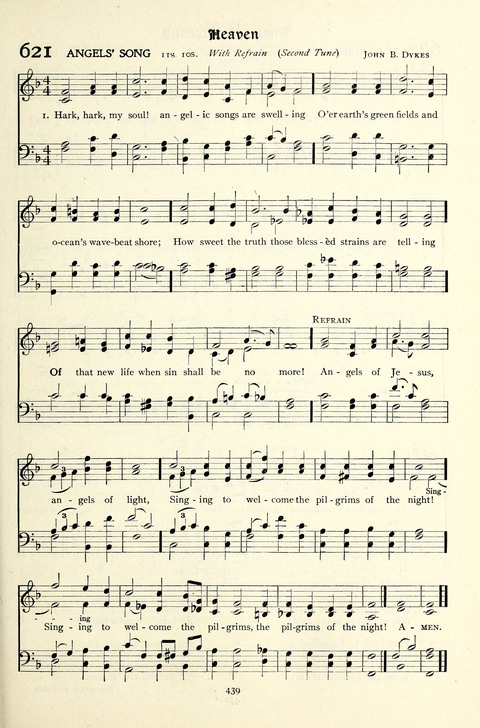 The Methodist Hymnal: Official hymnal of the methodist episcopal church and the methodist episcopal church, south page 439