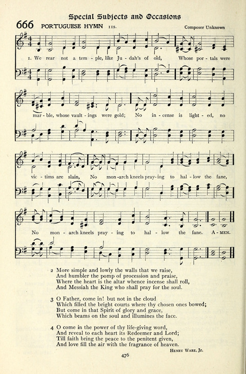 The Methodist Hymnal: Official hymnal of the methodist episcopal church and the methodist episcopal church, south page 476