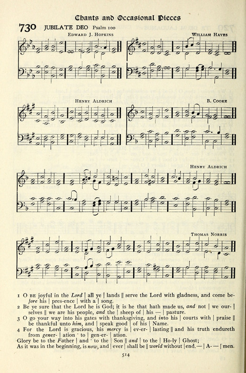 The Methodist Hymnal: Official hymnal of the methodist episcopal church and the methodist episcopal church, south page 514