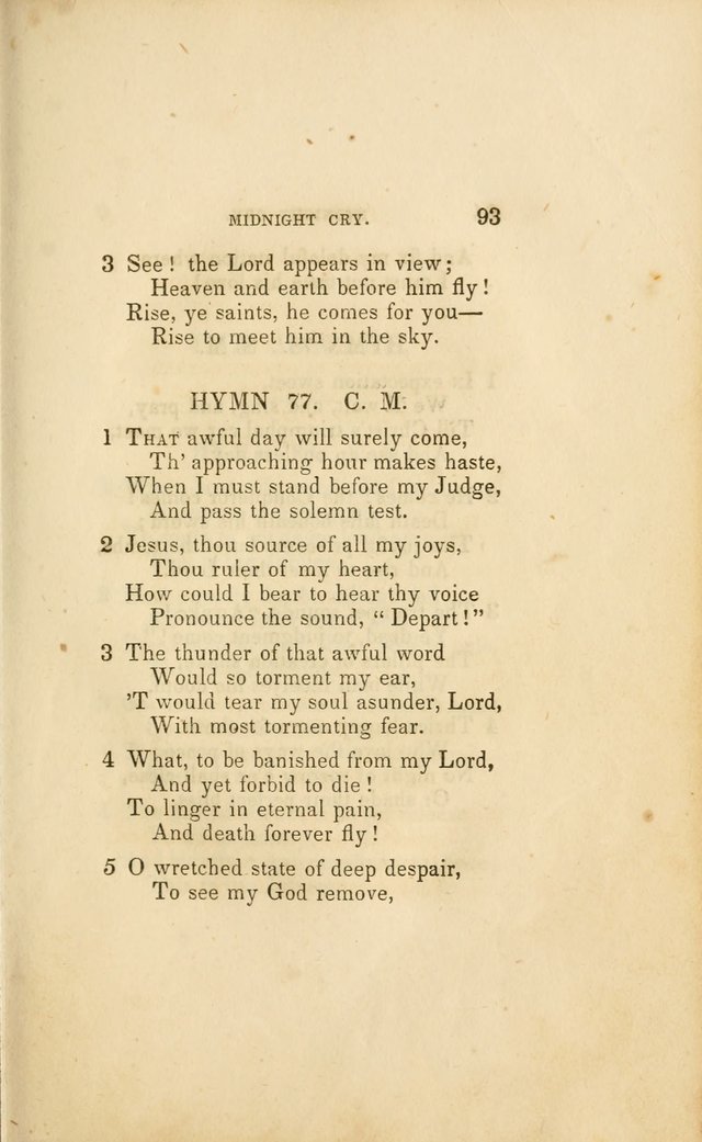 Millennial Harp: or, Second Advent Hymns: designed for the meetings on the second coming of Christ page 165