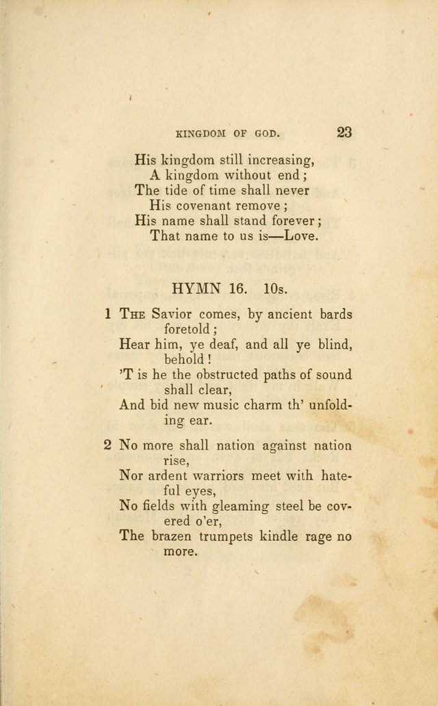 Millennial Harp: or, Second Advent Hymns: designed for the meetings on the second coming of Christ page 95