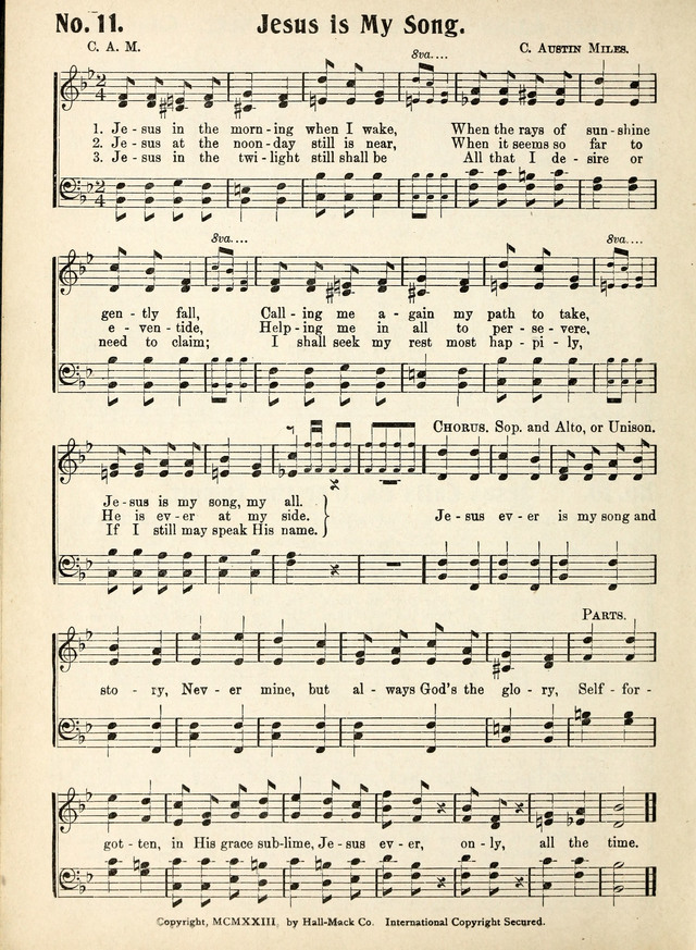 Magnificat: a Hymnal for Sunday Schools page 10