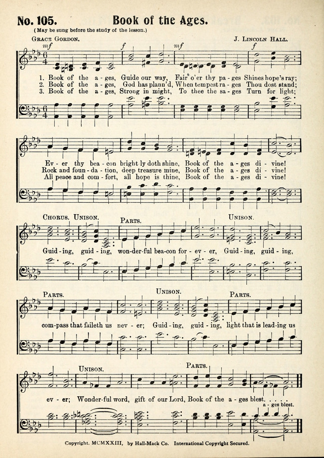 Magnificat: a Hymnal for Sunday Schools page 102