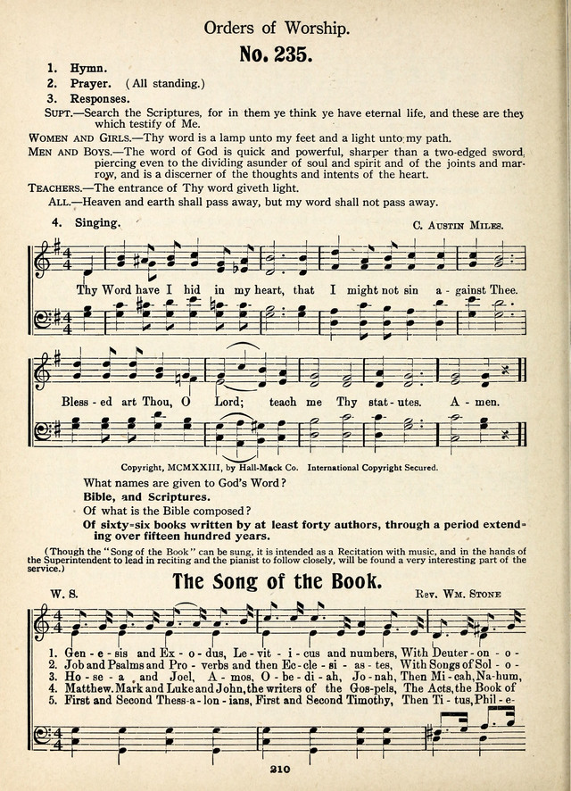 Magnificat: a Hymnal for Sunday Schools page 208