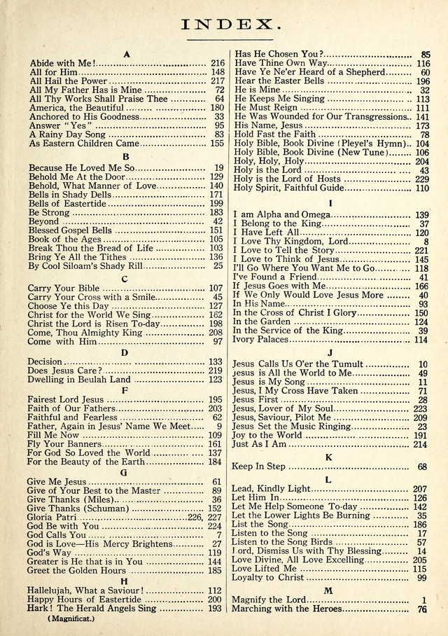 Magnificat: a Hymnal for Sunday Schools page 221