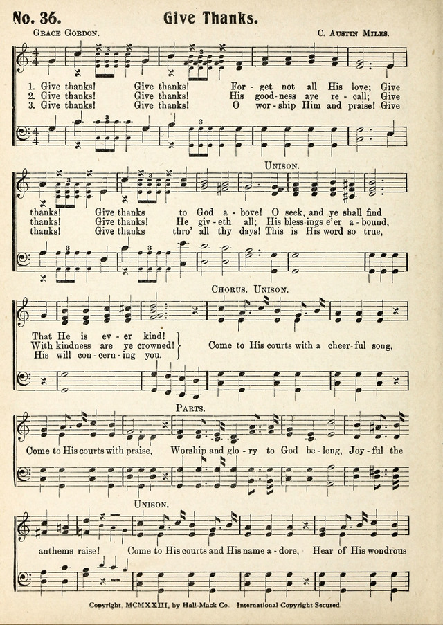 Magnificat: a Hymnal for Sunday Schools page 34