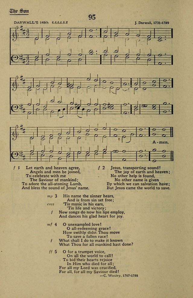 Methodist Hymn and Tune Book: official hymn book of the Methodist Church page 102