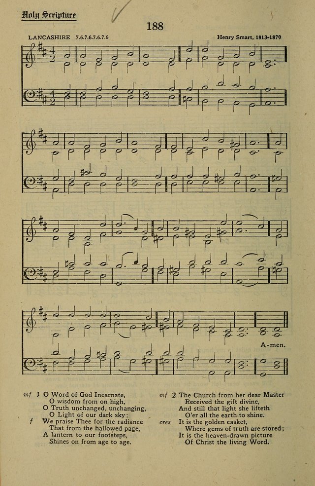 Methodist Hymn and Tune Book: official hymn book of the Methodist Church page 206