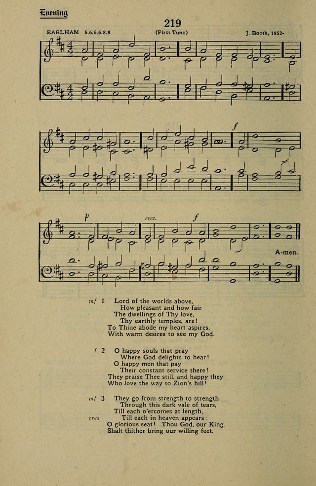 Methodist Hymn and Tune Book: official hymn book of the Methodist Church page 238