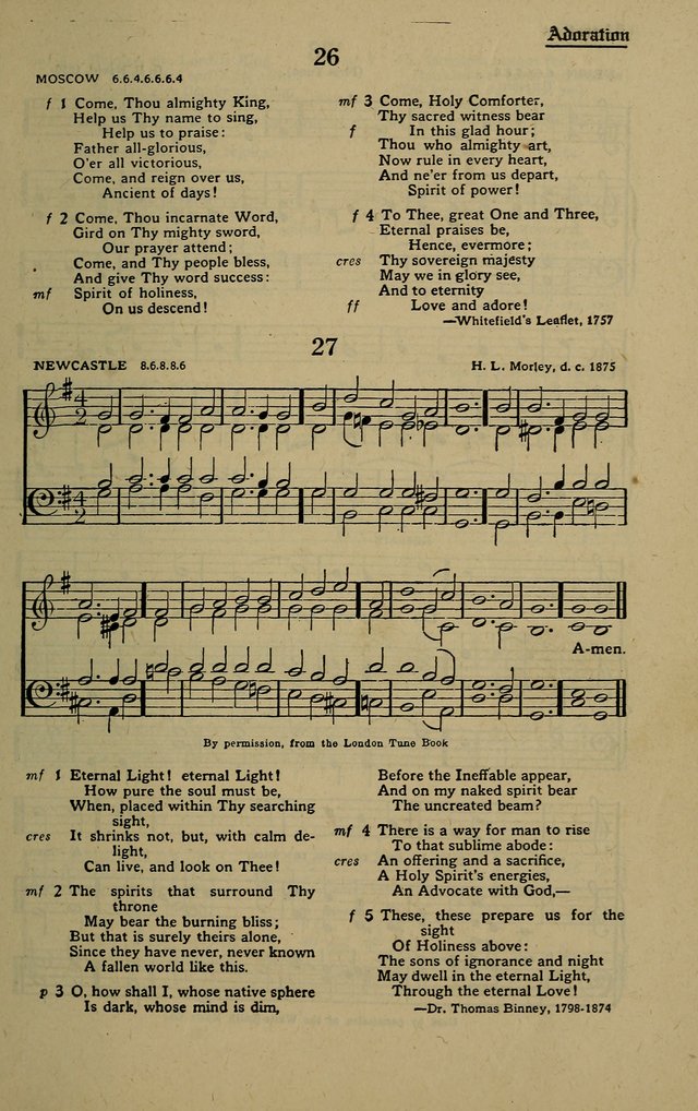 Methodist Hymn and Tune Book: official hymn book of the Methodist Church page 25