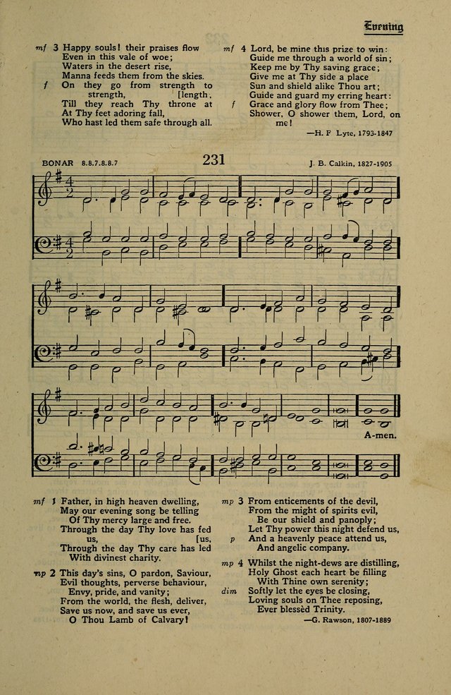 Methodist Hymn and Tune Book: official hymn book of the Methodist Church page 251