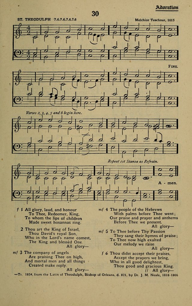 Methodist Hymn and Tune Book: official hymn book of the Methodist Church page 29