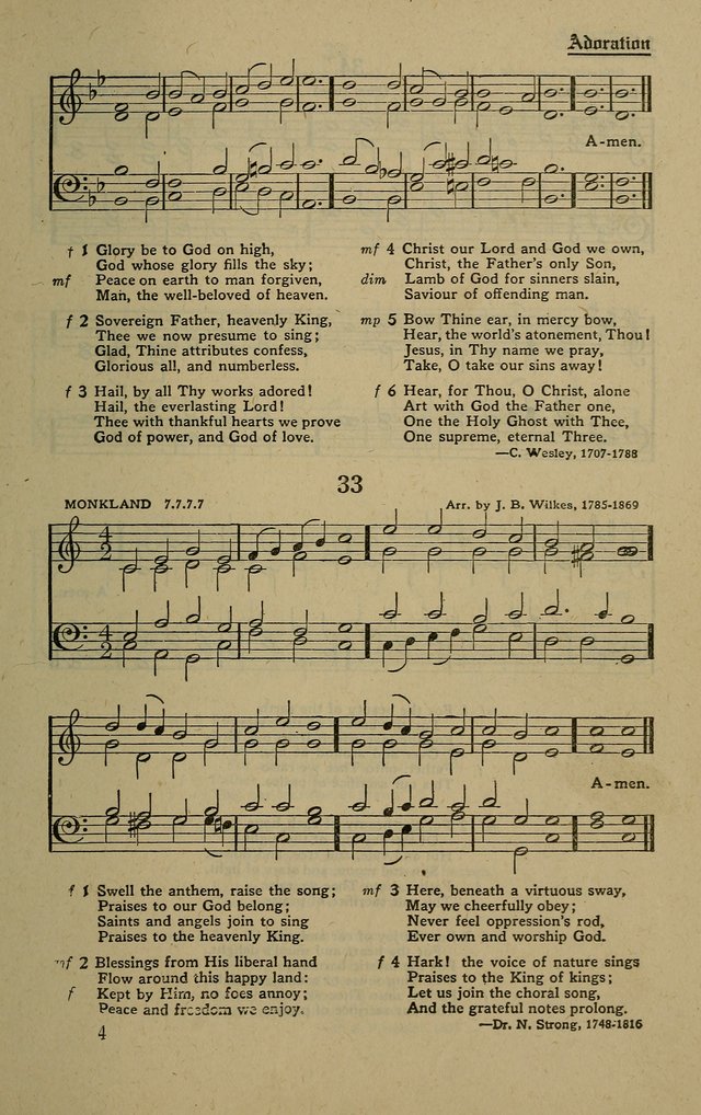 Methodist Hymn and Tune Book: official hymn book of the Methodist Church page 31