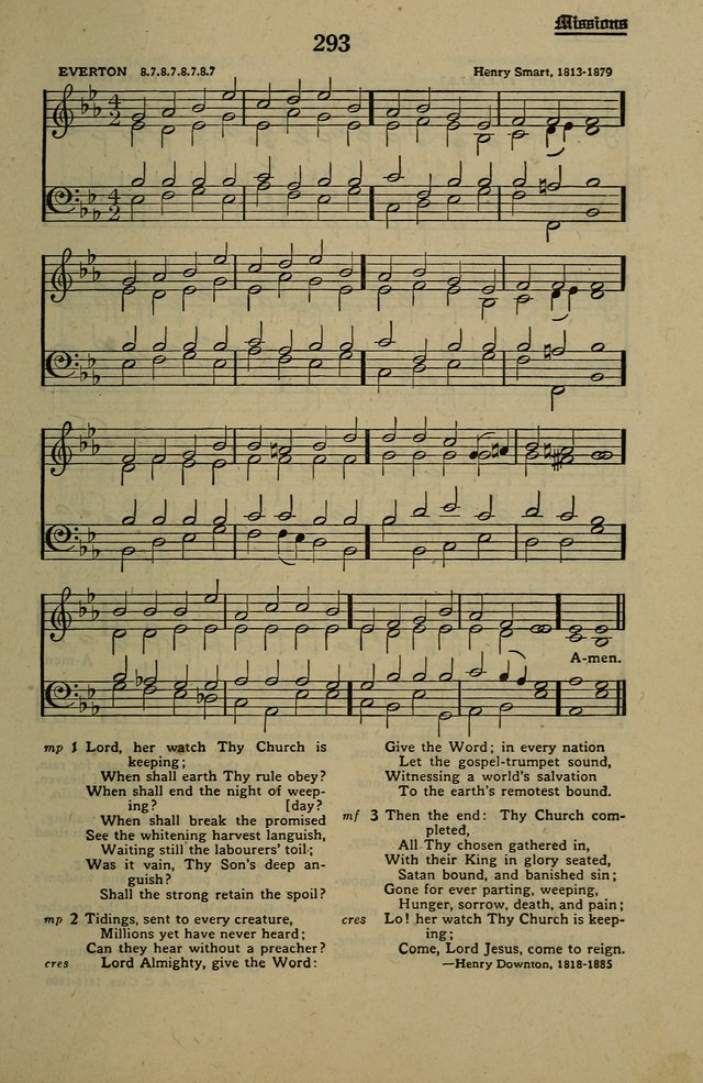 Methodist Hymn and Tune Book: official hymn book of the Methodist Church page 317