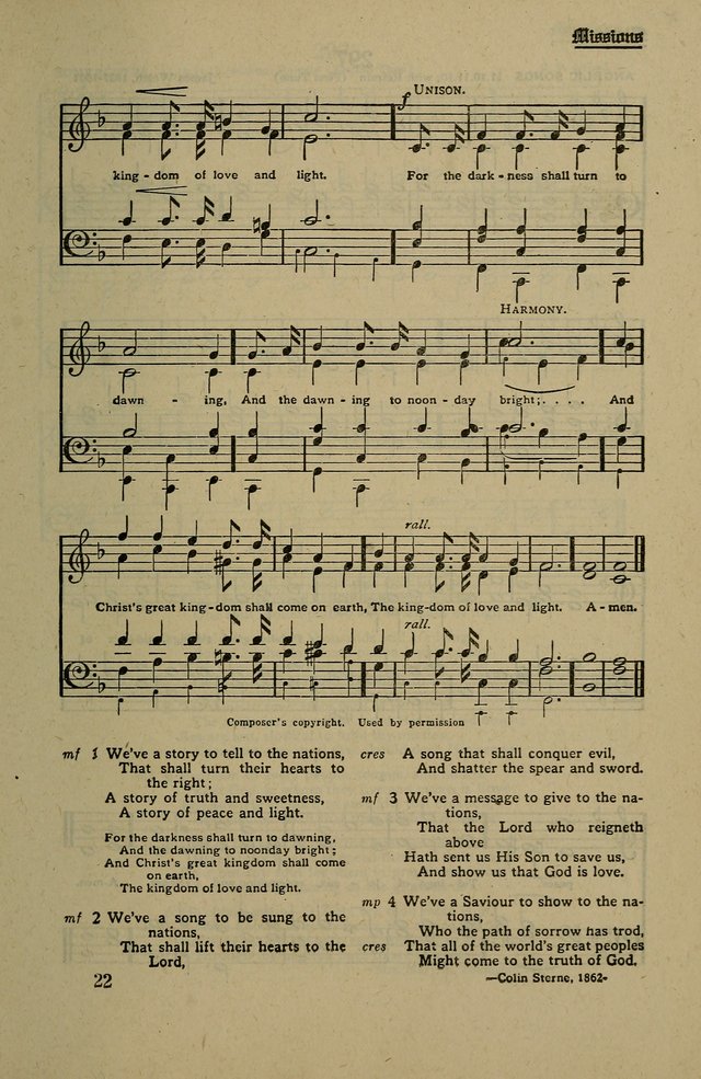 Methodist Hymn and Tune Book: official hymn book of the Methodist Church page 321