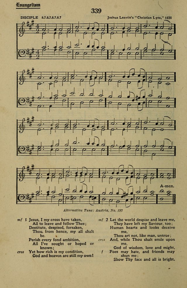 Methodist Hymn and Tune Book: official hymn book of the Methodist Church page 374