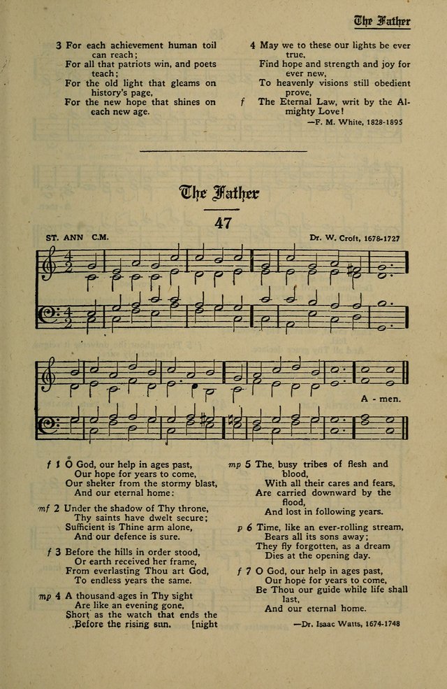 Methodist Hymn and Tune Book: official hymn book of the Methodist Church page 51