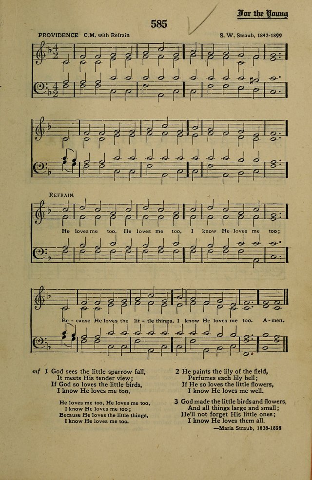 Methodist Hymn and Tune Book: official hymn book of the Methodist Church page 649