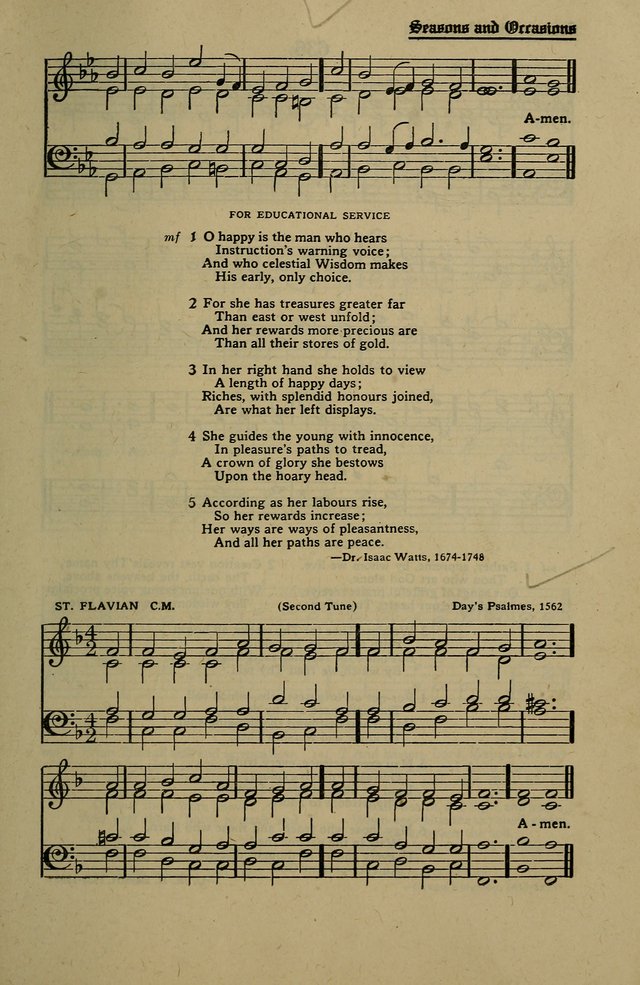 Methodist Hymn and Tune Book: official hymn book of the Methodist Church page 707