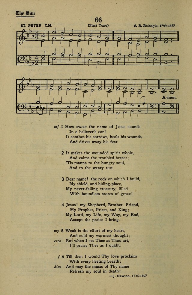 Methodist Hymn and Tune Book: official hymn book of the Methodist Church page 72