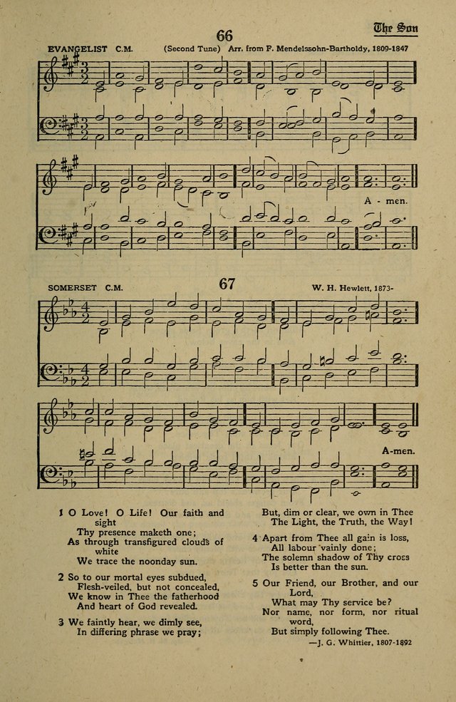 Methodist Hymn and Tune Book: official hymn book of the Methodist Church page 73