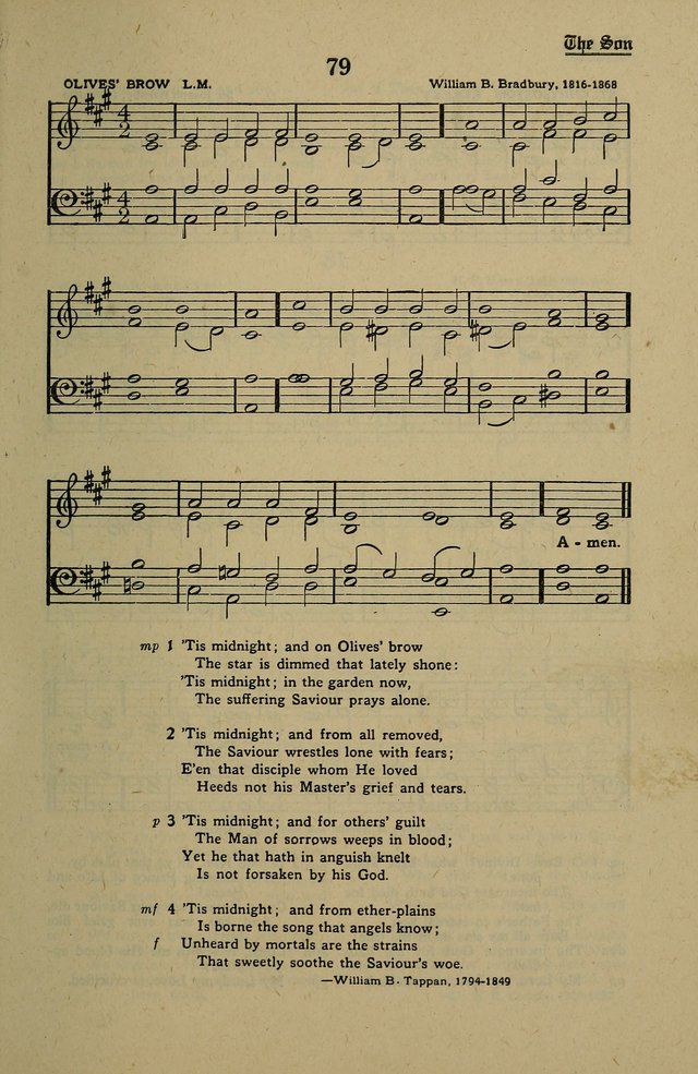 Methodist Hymn and Tune Book: official hymn book of the Methodist Church page 83