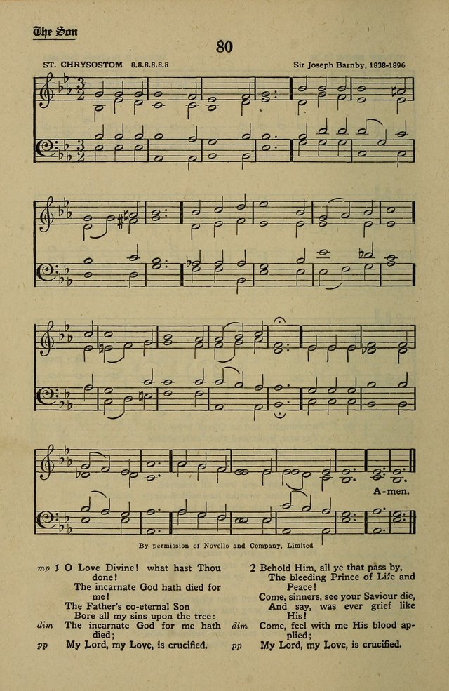 Methodist Hymn and Tune Book: official hymn book of the Methodist Church page 84