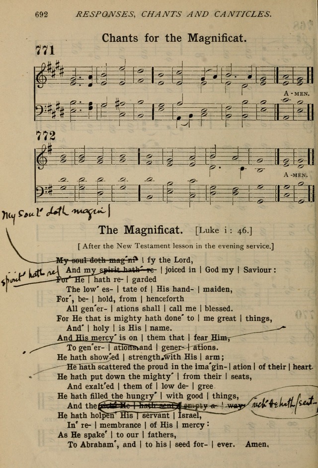 The Magnificat: hymns with tunes page 681