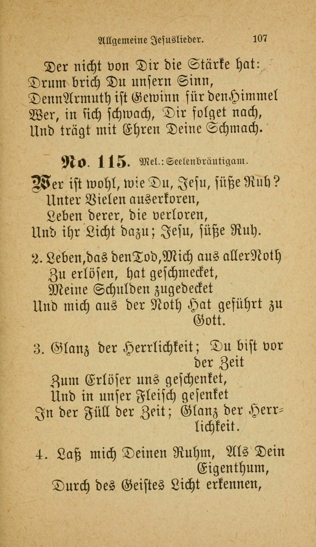 Muntere Lieder: Eine Sammlung der beliebtesten und brauchbarsten Gesänge für Sonntagsschulen und andere christlichen Versammlungen. 3. Aufl. page 112