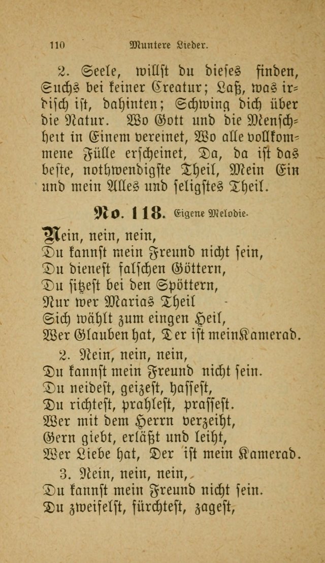 Muntere Lieder: Eine Sammlung der beliebtesten und brauchbarsten Gesänge für Sonntagsschulen und andere christlichen Versammlungen. 3. Aufl. page 115