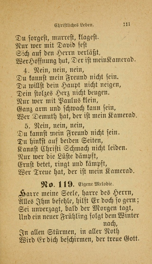 Muntere Lieder: Eine Sammlung der beliebtesten und brauchbarsten Gesänge für Sonntagsschulen und andere christlichen Versammlungen. 3. Aufl. page 116